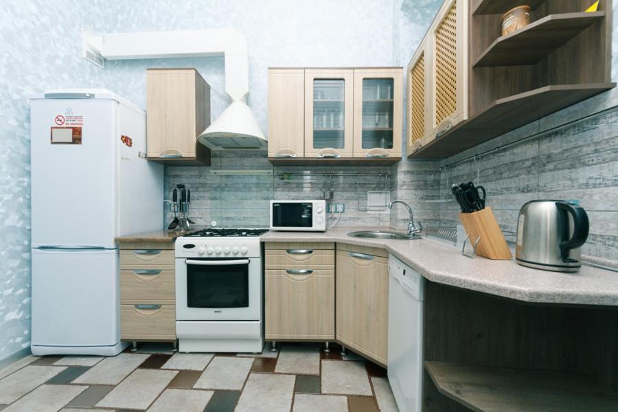 Stylish Two-Level Flat 2 Min From Khreschatyk Kijev Kültér fotó